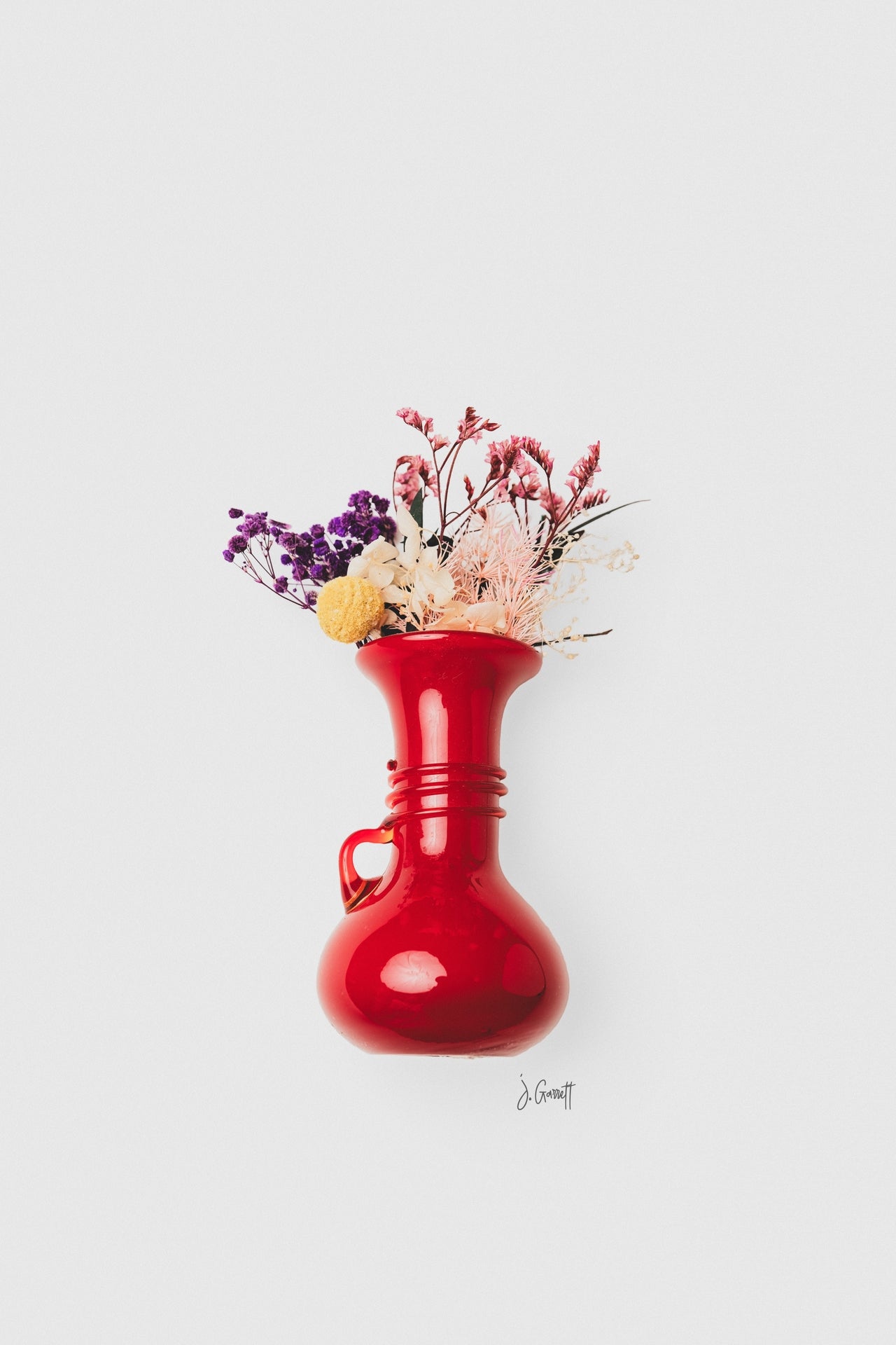 Red Vase
